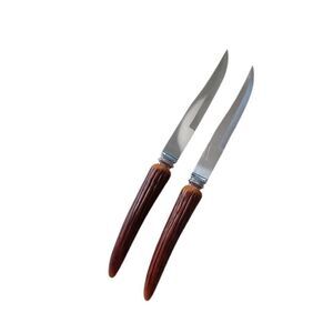 Sheffield england, set of two antler handled knives